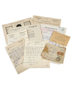 Group of c.14 Letters from rabbinic leaders, mostly from the early years of the State of Israel (few earlier).