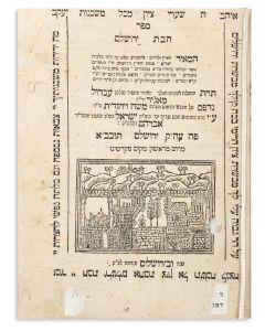 Chaim ben Dov-Ber HaLevi Horowitz. Sepher Chibath Yerushalayim [descriptions of the Holy Sites of Eretz Israel].