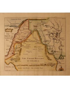Mesopotamia and the Levant. An Attractively Colored Copperplate Map.