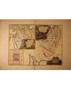 Terre de Chanaan ou Terre Promise a Abraham. Hand-colored copperplate map.