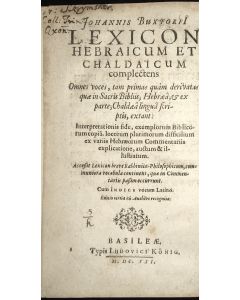 Lexicon Hebraicum et Chaldaicum