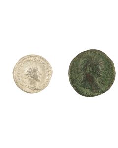 Two coins: A Dinar and an Issur Ha’Italki.