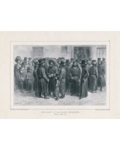 Négociants et Marchands Israélites. Odessa 7 Août 1837. By Denis Auguste Marie Raffet, issued by Auguste Bry.