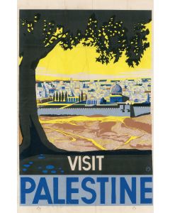 “Visit Palestine.” Designed by Franz Krausz.
