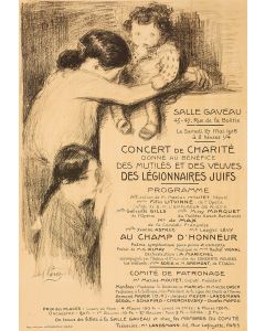 Poster: Concert de Charité…des Légionnaires Juifs.