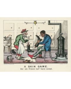 “A Skinner Skinned.” <<With:>> “A Skin Game.” Two color lithographs.