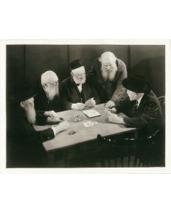 Group of six black-and-white photographs of elderly Jews by <<Edward Steichen>> (2) and <<Lusha Nelson>> (1). * With accompanying paperwork.