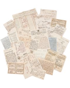 Extensive archive of c. 900 manuscripts, letters and documents relating to the Chassidic Community of Tzefat (Safed).