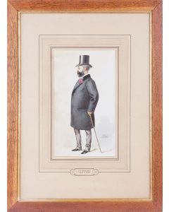 Liborio Prosperi. Portrait of Nathaniel Mayer Rothschild.