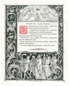 The Psalms of David. With illustrations by John Franklin, engraved by William James Linton.