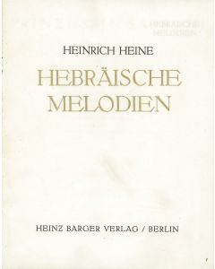 Hebraische Melodien.