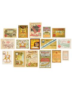 Collection of c. 85 Kosher wine labels.