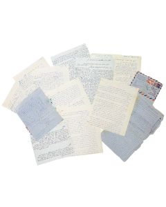 An important collection of 19 fascinating Autograph Letters Signed (and related materials), written in Yiddish and Hebrew.