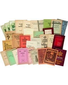 Group of 37 anti-Semitic pamphlets. Almost all German language (two in French).