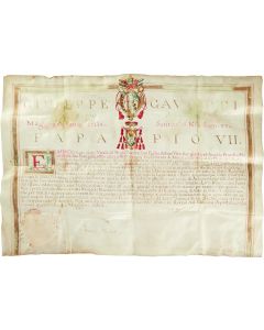 Privileges accorded to Vitale di Tivoli and members of his family, and their households. Granted by Giuseppe Gavotti, Prefect of the Apostolic Palace.