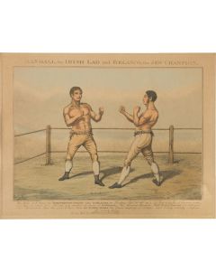“Randall, the Irish Lad and Belasco, the Jew Champion."This fight took place at Shepperton-Point near Oatlands on Tuesday September 30, 1817 in a 24 feet ring for 50 guineas a side and after a contest of 54 minutes was decided in favor of Randall…"
