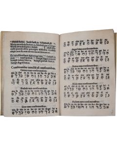 Introductio ad litteras hebraicas [“Introduction to Hebrew Letters”].