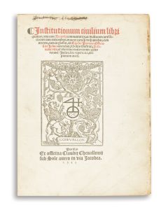 Institutionum civilium libri quatuor.