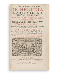 Pedro Miguel de Heredia. Operum Medicinalium.
