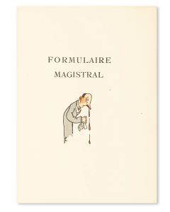 Hemard, Joseph. Formulaire Magistral. With stencil-colored illustrations.