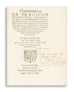 Commentarius de Praecipuis Divinatiorum Generibus.