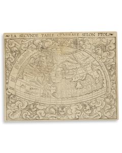 La Secunde Table Generale selon Ptol. From: “La Cosmographie Universelle.”