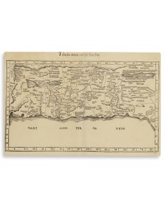 Tabula Nova Terrae Sanctae.