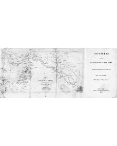 NOAH, M(ORDECHAI) M(ANUEL). Discourse on the Restoration of the Jews, Delivered at the Tabernacle, Oct. 28 and Dec. 2, 1844.