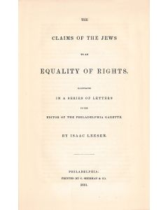 IRVING, CHRISTOPHER. A Catechism of Jewish Antiquities…Ceremonies, Manners, Customs of the Ancient Jews.