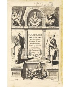 BIBLE, Hebrew and English. Pentateuch.  Torath Ha-Elo-him - The Law of God. “Edited, and With Former Translations Diligently Compared and Revised” by Isaac Leeser