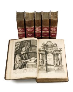 THE LONDON POLYGLOT). Walton, Brian, Ed. Old and New Testament and Apocrypha. Text in nine languages: Hebrew, Samaritan, Aramaic (Targum Onkelos), Greek, Latin, Syriac, Ethiopic, Arabic, and Persian (Farsi)