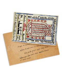 Small Shevithi Protective Plaque.