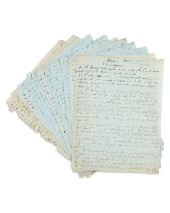 Leeser, Isaac. Autograph Manuscript. By-Laws of the Board of Delegates of American Israelites. Text in English.