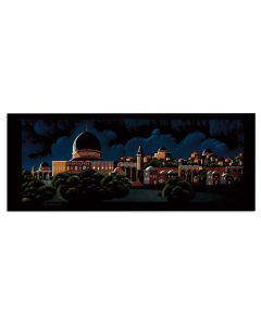 The Old City of Jerusalem. Featuring Temple Mount (Har HaBayit) and surrounding buildings.