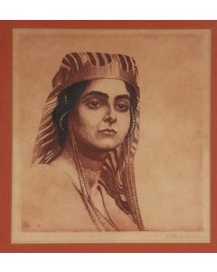 Esther (in red).