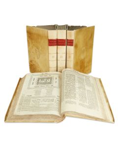 Biblia Rabbinica - Mikra’oth Gedoloth. Pentateuch with Targum and Masoretic notes, and commentaries of Rashi, ibn Ezra and Ba`al HaTurim. Prophets with commentaries of Rashi, Radak, Ralbag and Rabbeinu Yeshayah.