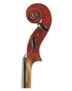 Mirecourt, c. 1930, labeled… VUILLAUME…, length of two-piece back 358 mm.