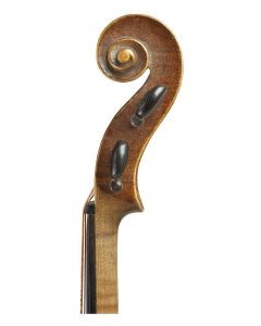 C. 1895, unlabeled, length of two-piece back 358 mm.