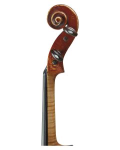 C. 1930, probably English, labeled “… PRESSENDA…”, length of two-piece back 353 mm.