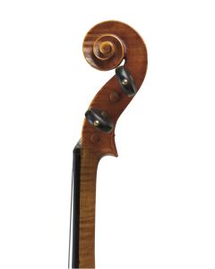 C. 1880, probably Claudot workshop, branded CHARLES CLAUDOT to the interior back, length of one-piece back 358 mm.