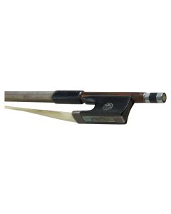 The round stick stamped GA PFRETZSCHNER, the ebony frog with parisian eye, the silver and ebony aduster, weight 59 grams.