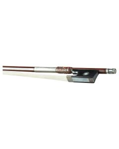 The octagonal stick stamped *ALBERT NURNBERGER* at the butt, the ebony frog with parisian eye, the silver and ebony adjuster with pearl facets, weight 62 grams.