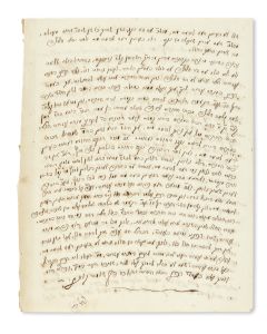(1785-1869). Autograph Letter Signed written in Hebrew to R. Chaim Nathan Dembitzer of Cracow.
