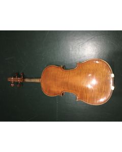 C. 1890, labeled “FRANCOIS SALZARD” and branded at the back button, length of one-piece back 361 mm.