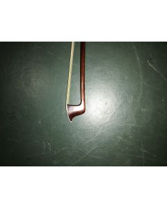 Charles Nicolas Bazin, C. 1890, maillechort-mounted, the octagonal stick unstamped, the ebony frog with pearl eye, the divided adjuster, weight 60 grams.