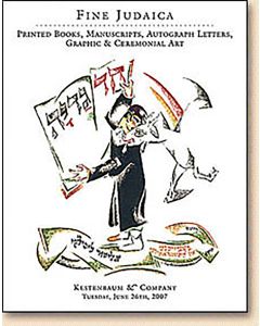 Fine Judaica: Printed Books, Manuscripts, Autograph Letters, Graphic & Ceremonial Art