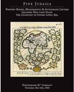 Fine Judaica: Printed Books, Manuscripts and Autograph Letters