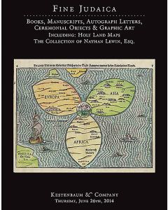 Fine Judaica: Books, Manuscripts, Autograph Letters, Graphic and Ceremonial Art