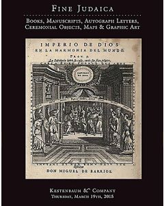 Fine Judaica: Books, Manuscripts, Autograph Letters, Ceremonial Objects, Maps and Graphic Art