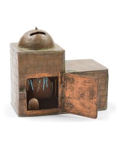 COPPER TOMB OF RACHEL CHARITY BOX.